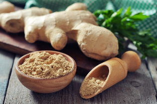 The ginger root to a power